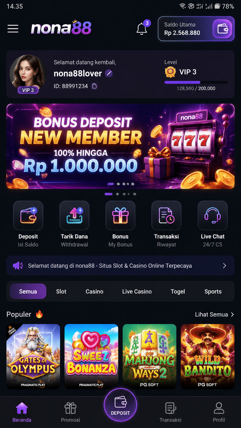Screenshot 3 nona88